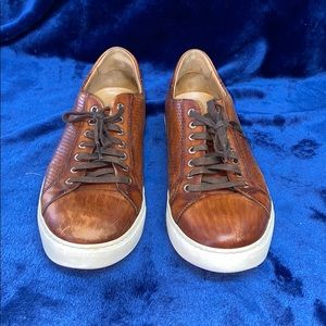 magnanni cuervo leather sneaker